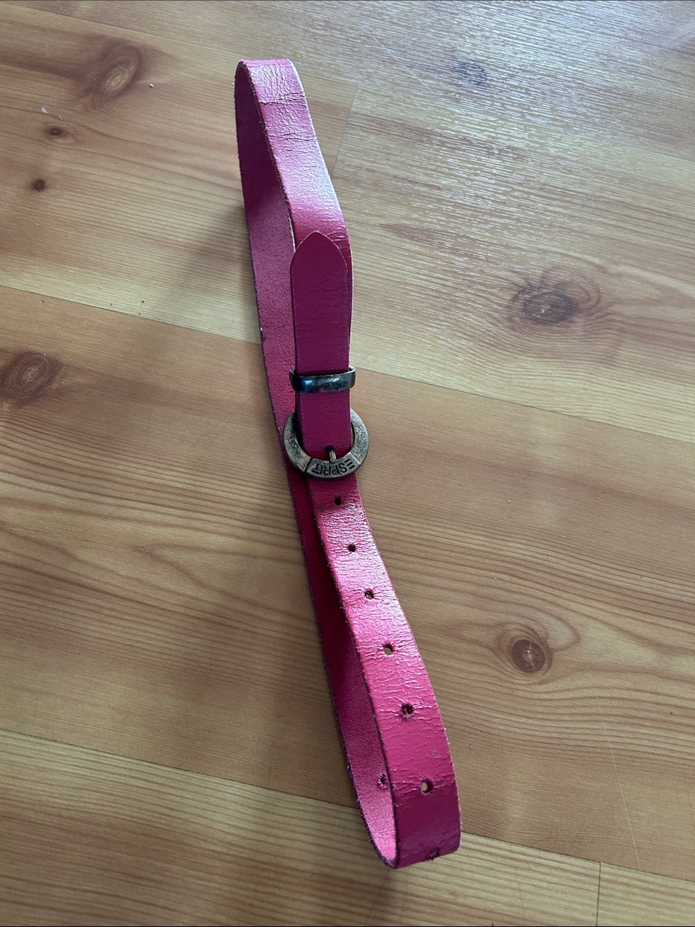 Hot pink vintage esprit belt